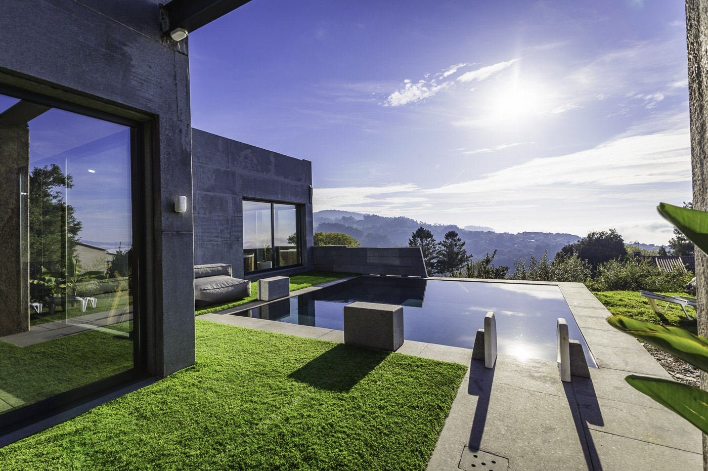 Vistas al mar y la montaña